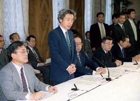 Koizumi makes pitch for direct election of premier in meeting
